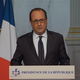French president Francois Hollande makes an emergency televised address.